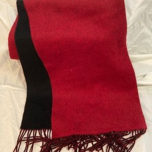 Red/Black Cashmere Scarf
